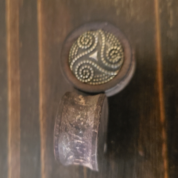 Embellishmed Wood Plug - Picture 2 of 4